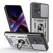 Motorola Edge 30 Fusion Silver TPU+PC Case with Sliding Camera Cover - 1
