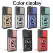 Motorola Edge 30 Fusion Silver TPU+PC Case with Sliding Camera Cover - 2
