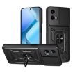 Motorola Moto G 5G 2024 Case with Sliding Camera Cover - Black TPU+PC - 1