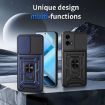 Motorola Moto G 5G 2024 Phone Case Silver - Sliding Camera Cover TPU+PC - 6