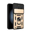 Realme 11 Pro 5G/11 Pro+ Gold Sliding Camera Cover TPU Hybrid Case - 1