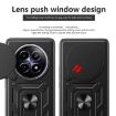 Realme 12 5G Global Phone Case - Black Sliding Camera Cover TPU Hybrid - 4