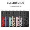 Realme C65 4G Phone Case - Rose Gold Sliding Camera Cover TPU Hybrid PC - 2
