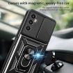 Realme C65 4G Phone Case - Rose Gold Sliding Camera Cover TPU Hybrid PC - 6