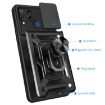 Realme C25/C15 Mint Green Sliding Camera Cover TPU Hybrid PC Case - 3