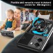 Realme Neo7x/P3 5G Blue TPU Hybrid PC Case with Sliding Camera Cover - 7