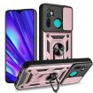 Realme 5 Pro Rose Gold Sliding Camera Cover TPU Hybrid PC Case - 1