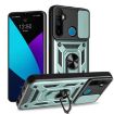 Realme 5 Mint Green TPU Hybrid PC Case with Sliding Camera Cover - 1