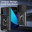 Realme 5 Gold TPU Hybrid PC Phone Case with Sliding Camera Cover - 2