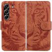 Tecno Camon 40 Pro 4G Brown Tiger Embossing Flip Leather Case - 1
