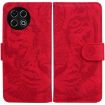 Tecno Spark 30 Pro Red Tiger Embossing Flip Leather Phone Case - 1