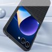 Samsung Galaxy Z Flip7 Ultra-thin Carbon Fiber Texture Case - Gold - 3