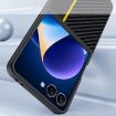 Samsung Galaxy Z Flip7 Ultra-thin Carbon Fiber Texture Case (Black Yellow) - 3