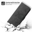 Xiaomi 14 Ultra Black Embossed Flowers Wallet Leather Phone Case - 6