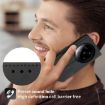 Xiaomi 14 Ultra Black Embossed Flowers Wallet Leather Phone Case - 7