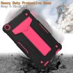 Samsung Galaxy Tab A8.0 (2019) T290 Shockproof Case Black+Rose Red - 4
