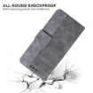 Tecno Camon 40 Grey Geometric Embossed Leather Phone Case - 7