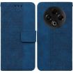Tecno Spark 30 4G Blue Geometric Embossed Leather Phone Case - 1
