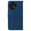 Tecno Spark 30 Pro Blue Geometric Embossed Leather Phone Case - 4