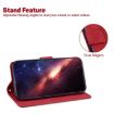 Tecno Spark 30 Pro Red Geometric Embossed Leather Phone Case - 6
