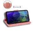 Infinix Hot 50 Pro 4G Pink Leather Flip Case - Skin Feel Pure Color - 5