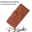 Infinix Hot 50 Pro 4G Brown Leather Flip Phone Case - Skin Feel - 7