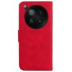 Infinix Zero 40 4G/5G Red Leather Flip Case - Skin Feel Pure Color - 3