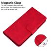 Infinix Zero 40 4G/5G Red Leather Flip Case - Skin Feel Pure Color - 6