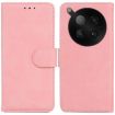Infinix Zero 40 4G/5G Pink Leather Flip Case - Skin Feel Pure Color - 1