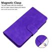 Tecno Spark 30 4G Purple Leather Flip Phone Case - Skin Feel - 6