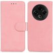 Tecno Spark 30 4G Pink Leather Flip Case - Skin Feel Pure Color - 1