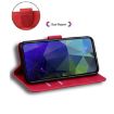 Tecno Spark 30 Pro Red Leather Flip Case - Skin Feel Pure Color - 5