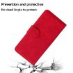 Tecno Spark 30 Pro Red Leather Flip Case - Skin Feel Pure Color - 7