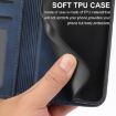 Xiaomi 14 Ultra Blue Magnetic Leather Phone Case - Calf Texture Cover - 7