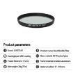 JSR Black Mist Camera Lens Filter 52mm (1/8) - 7