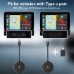 Carbon Fiber USB/USB-C Wired to Wireless Carplay Adapter for iPhone - 6