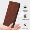 Tecno Camon 40 Premier Brown 3D Embossed Flip Leather Phone Case - 8