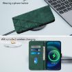 Tecno Camon 40 Premier Dark Green 3D Embossed Leather Flip Case - 9