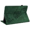 Samsung Galaxy Tab S5e T720/T725 Green Butterfly Flower Leather Case - 5