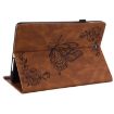 Samsung Galaxy Tab A 9.7 T550 T555 Butterfly Flower Leather Case Brown - 5