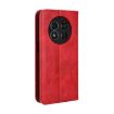 Ulefone Note 15 Red Leather Phone Case with Magnetic Buckle Retro Texture - 3