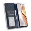 Ulefone Note 17 Pro Blue Leather Phone Case with Magnetic Buckle Retro Design - 4