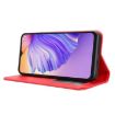 Ulefone Note 21 Red Leather Phone Case with Magnetic Buckle Retro Texture - 5
