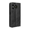 Ulefone Note 19 Black Leather Phone Case with Magnetic Buckle Retro Texture - 3