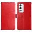 OPPO A5 5G Red Y-Pattern Flip Leather Phone Case - Global Version - 1