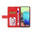 OPPO A5 5G Red Y-Pattern Flip Leather Phone Case - Global Version - 4