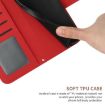 OPPO A5x 4G/5G Sun Flower Embossed Flip Leather Case with Lanyard Red - 7
