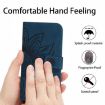 OPPO A5x 4G/5G Sun Flower Embossed Flip Leather Case with Lanyard - 4