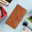 OPPO A5x 4G/5G Global Brown Embossed Leather Phone Case - 2