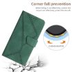 OPPO A5 5G Green Embossed Leather Phone Case - Global Stitching - 5